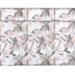 Weaves Empire 100% Genuine European Linen with 100 LEA count Peach colour Printed Unstitched Shirt Fabric - 1.60 Mts / VV2189