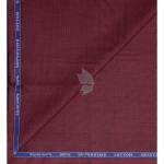 Siyaram's 100% Superfine Cotton Maroon colour with Solid Pattern Unstitched Shirt Fabric of 1.6 Mts / VV2357M