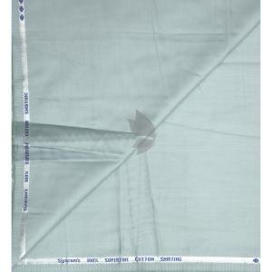 Siyaram's 100% Superfine Cotton Aqua Marine (Light Blue) colour with Solid Pattern Unstitched Shirt Fabric of 1.6 Mts / VV2357R