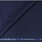 J.HAMPSTEAD Royal Blue Self Design Unstitched Trouser Fabric-1.25 metres / Matte-13-3