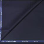 J.HAMPSTEAD Royal Blue Solid Unstitched Trouser Fabric-1.25 mts / P 49-4