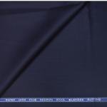 J.HAMPSTEAD Royal Blue Solid Unstitched Trouser Fabric-1.25 mts / P 49-4