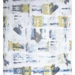 Siyaram's 100% Pure Linen 60 Lea Printed White colour Unstitched Shirt Fabric of 1.60 mts / VV2366C