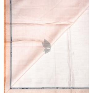 Raymond 100% Egyptian Giza Cotton Peach (Orange) colour Plain Pattern Unstitched Shirt Fabric of 1.60 meters / VV2384D