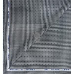 Raymond 100% Egyptian Giza Cotton Grey (Slate) colour Jacquard Pattern Unstitched Shirt Fabric of 1.60 meters / VV2385AA