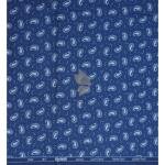 Raymond 100% Egyptian Giza Cotton (Premium Cotton) Blue Printed Pattern Unstitched Shirt Fabric of 1.60 meters / VV2388A