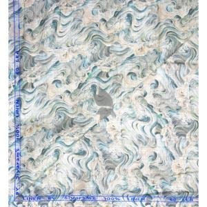 Siyaram's Royale Linen 100% Linen with 60 Lea count Digital Printed Multicolour Unstitched Shirt Fabric of 1.6 Meters / VV2366L