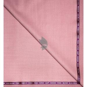 Raymond Super 100's Australian Merino Wool Fine Fabric with Jacquard Pattern and Pink (Old Rose) colour Unstitched Trouser Fabric of 1.3 Meters / VV2557