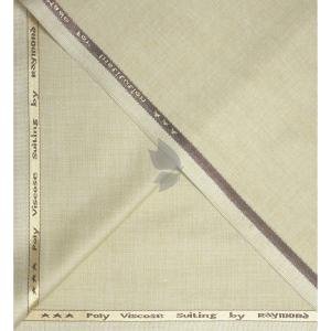Raymond 35% Viscose Blended Beige colour Solid Pattern Unstitched Suit Fabric of 3.5 meters / VV2352