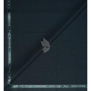 Raymond 35% Viscose Blended Green colour Solid Pattern Unstitched Suit Fabric of 3.25 meters / VV2608