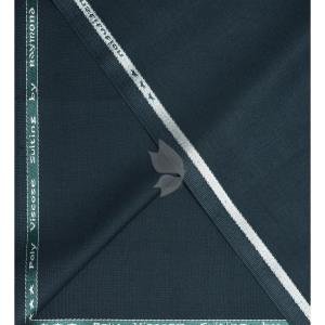 Raymond 35% Viscose Blended Green colour Solid Pattern Unstitched Suit Fabric of 3.5 meters / VV2609