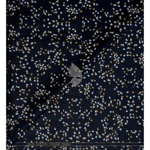 J.Hampstead 100% Pure Giza Cotton Printed pattern Navy Blue colour Unstitched Shirt Fabric of 1.6 meters / VV2392W