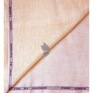 Raymond 100% Pure Linen from "FIJI" with "Double Wrap Weaving" Orange (Chamapagne) colour Plain Unstitched Shirt Fabric of 1.70 meters / VV2639