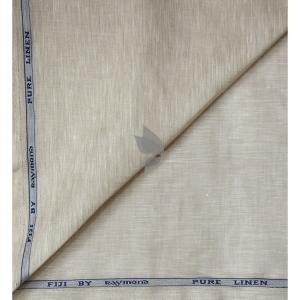 Raymond 100% Pure Linen from "FIJI" with "Double Wrap Weaving" Beige (Champagne) colour Plain Unstitched Shirt Fabric of 1.70 meters / VV2629