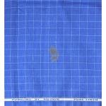 Raymond 100% Pure Linen Blue (Ultramarine) color Checkered Unstitched Shirt Fabric of 1.6 meters / VV2389Z
