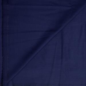 Siyaram's Egyptian Giza Cotton with Liquid Ammonia Finish Dark Blue (Navy Blue) Plain Unstitched Shirt Fabric  - 1.60 meters / VV1024