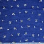 Siyaram's 100% Pure Linen 60 Lea Printed Blue Colour Unstitched Shirt Fabric - 1.60 Mts / VV1056