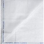 Weaves Empire 100% Linen Cotton White Unstiched Shirt Fabric - 1.6 Mts / VV1157