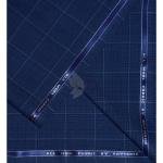 Raymond 100% Pure Wool (All Wool) Thick Blue Color Checkered Unstitched Suit Fabric - 3.25 Mts / VV2036