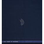 Raymond 100% Pure Wool (All Wool) Plain Blue Color Unstitched Trouser Fabric - 1.3 Mts / VV2089