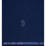 Raymond 100% Pure Wool (All Wool) Plain Blue Color Unstitched Trouser Fabric - 1.3 Mts / VV2092