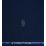 Raymond 100% Pure Wool (All Wool) Plain Blue Color Unstitched Suit Fabric - 3 Mts / VV2100