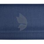Raymond 100% Pure Wool (All Wool) with HERRINGBONE Weaving Plain Blue Color Unstitched Suit Fabric - 3 Mts / VV2102
