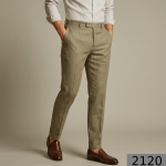 Raymond 100% Pure Wool (All Wool) Beige Color Solid with Stretch Unstitched trouser Fabric - 1.25 Mts / VV2120