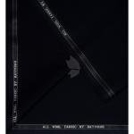 Raymond 100% Pure Wool (All Wool) Navy Blue Color Solid Unstitched Suit Fabric - 3.5 Mts / VV2133