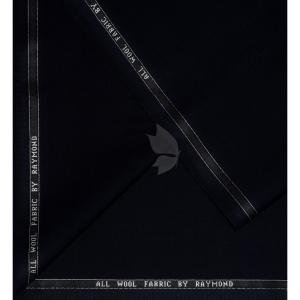 Raymond 100% Pure Wool (All Wool) Navy Blue Color Solid Unstitched Suit Fabric - 3.5 Mts / VV2133