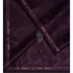 Raymond "CEREMONIA" Collection Wool Blended Maroon with Jacquard and Floral design Unstitched Sherwani (Kurta) Fabric - 2 Mts / VV2137