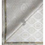 Raymond "CEREMONIA" Collection Wool Blended Beige with Jacquard and Geometrical design Unstitched Sherwani (Kurta) Fabric - 2.1 Mts / VV2143