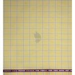 Raymond Super 100's Merino Wool Fine Fabric in Yellow colour with Blue and white Checkered Unstitched Trouser Fabric - 1.3 meters / VV2149