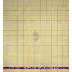 Raymond Super 100's Merino Wool Fine Fabric in Yellow colour with Blue and white Checkered Unstitched Suit Fabric - 3.25 meters / VV2150