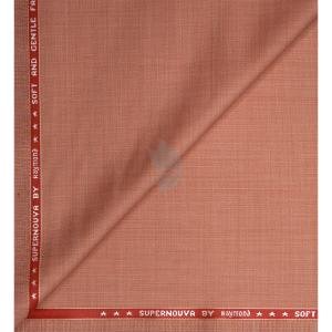 Raymond Super 100's Merino Wool made from Soft and Gentle Fabric Peach Plain Unstitched Trouser Fabric - 1.25 meters / VV2151