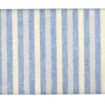 Siyaram's Linen with Cotton Jute Blue color Striped Unstitched Shirt Fabric - 1.60 Mts / VV2174