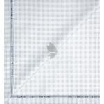 Raymond 100% Premium (Giza) Cotton Self Checkered Grey colour Unstitched Shirt Fabric - 1.60 mts / VV2211