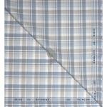 Raymond 100% Premium (Giza) Cotton Checkered Grey colour Unstitched Shirt Fabric - 1.60 mts / VV2217