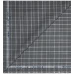 Raymond 100% Premium (Giza) Cotton Checkered Grey colour Unstitched Shirt Fabric - 1.60 mts / VV2224