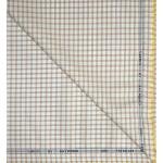 Raymond 100% Premium (Giza) Cotton Checkered Orange (Salmon) colour Unstitched Shirt Fabric - 1.60 mts / VV2243