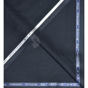 Raymond 35% Viscose blended Navy Blue colour Solid Pattern Unstitched Suit Fabric of 3.25 Mts / VV2331