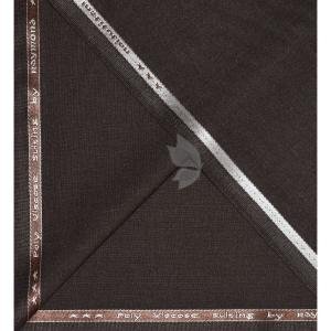Raymond 35% Viscose blended Brown colour Solid Pattern Unstitched Suit Fabric of 3.25 Mts / VV2337