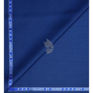 Raymond 45% Australian Merino Wool blended Royal Blue Colour Solid Pattern with easy care option Unstitched Trouser Fabric of 1.3 Mts / VV2353