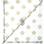 Siyaram's Bamboo Blended with Anti Bacterial benefits Printed pattern White Colour Unstitched Shirt Fabric of 1.6 Mts / VV2371I