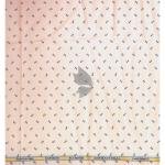 Siyaram's Bamboo Blended with Anti Bacterial benefits Printed pattern Orange (Peach) Colour Unstitched Shirt Fabric of 1.6 Mts / VV2371Q