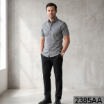 Raymond 100% Egyptian Giza Cotton Grey (Slate) colour Jacquard Pattern Unstitched Shirt Fabric of 1.60 meters / VV2385AA