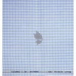 Raymond 100% Egyptian Giza Cotton (Premium Cotton) Blue Checkered Pattern Unstitched Shirt Fabric of 1.60 meters / VV2387C