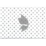 Raymond 100% Egyptian Giza Cotton (Premium Cotton) White Printed Pattern Unstitched Shirt Fabric of 1.60 meters / VV2388AA