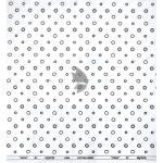 Raymond 100% Egyptian Giza Cotton (Premium Cotton) White Printed Pattern Unstitched Shirt Fabric of 1.60 meters / VV2388AA