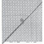 Raymond 100% Egyptian Giza Cotton (Premium Cotton) Grey Printed Pattern Unstitched Shirt Fabric of 1.60 meters / VV2388AL
